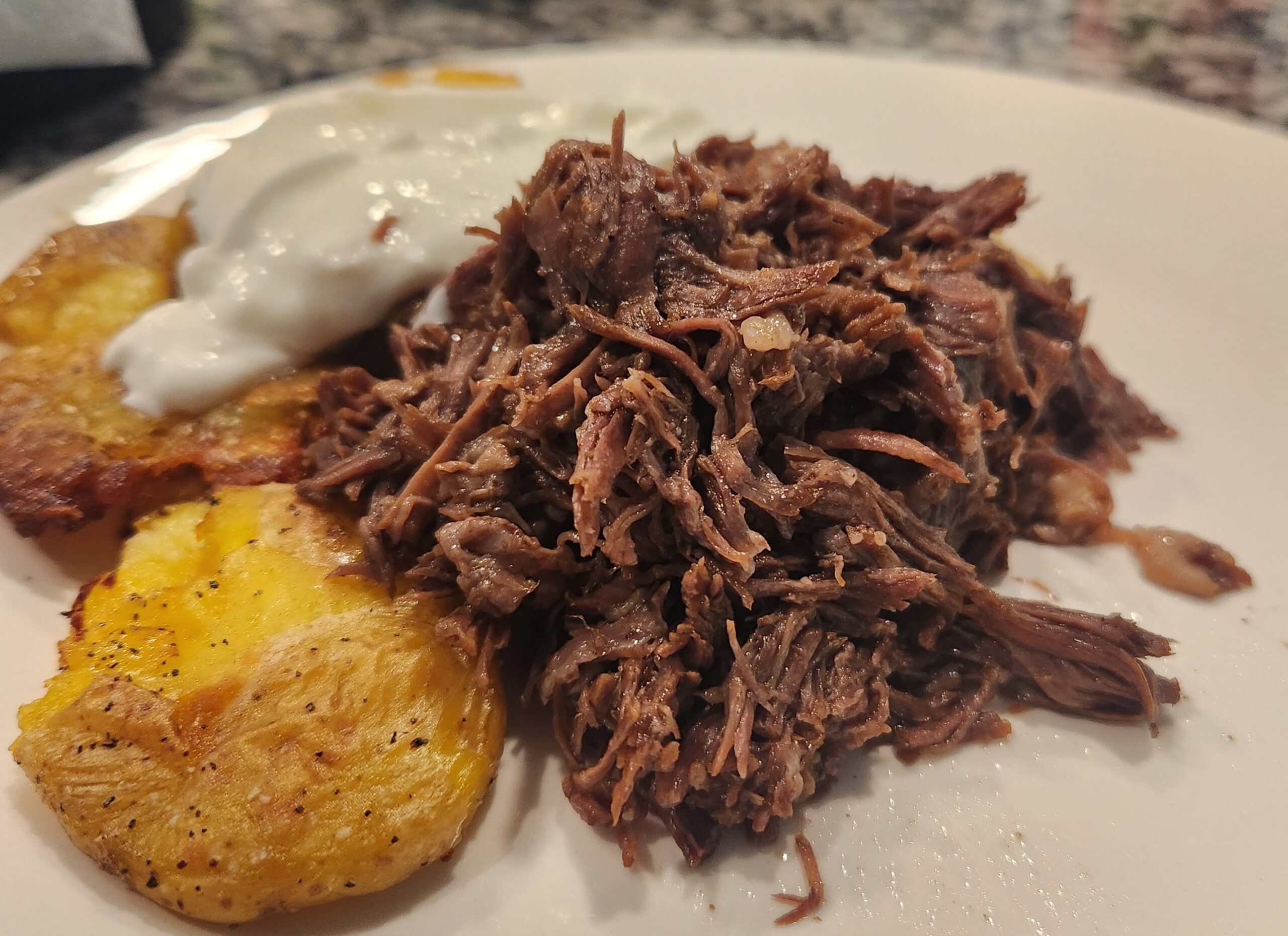 shredded beef